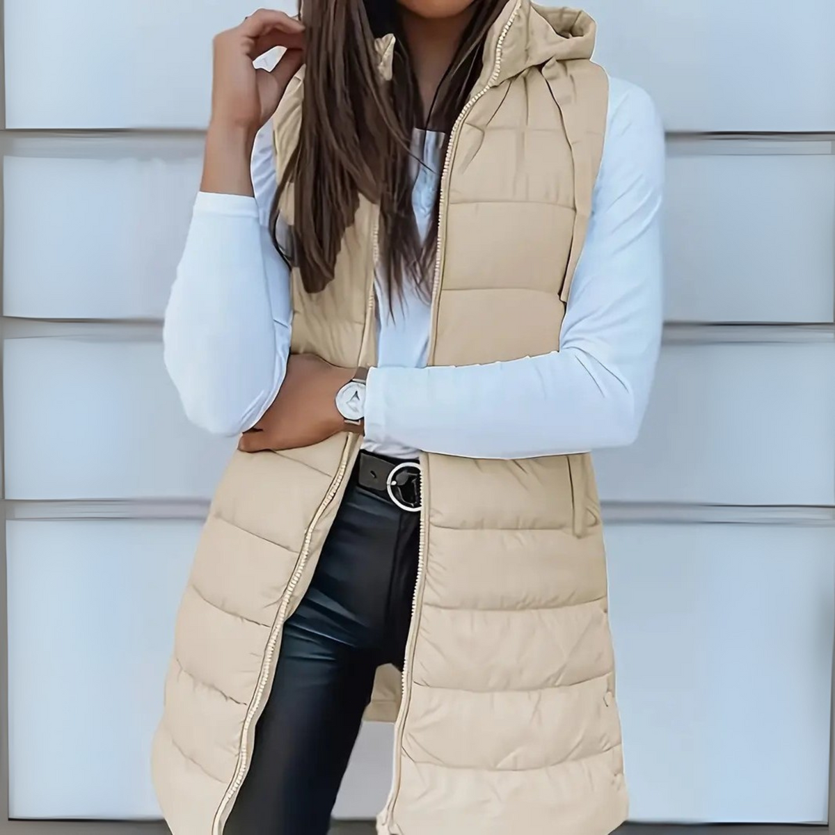 Betty | Long Hooded Puffer Jacket