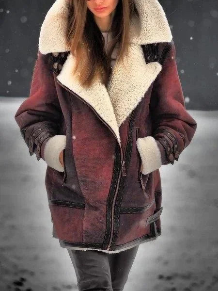 Aubrey | Refined Shearling-Style Winter Jacket
