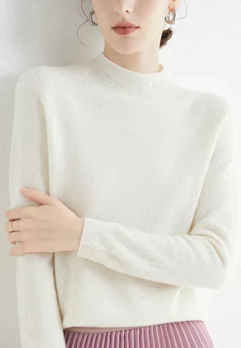 Aurelia | Soft-Touch High-Neck Classic Style Sweater