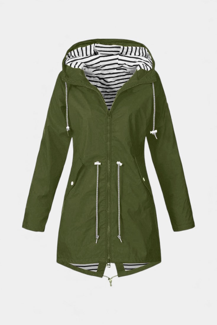 Aria Waterproof Jacket with Adjustable Hood