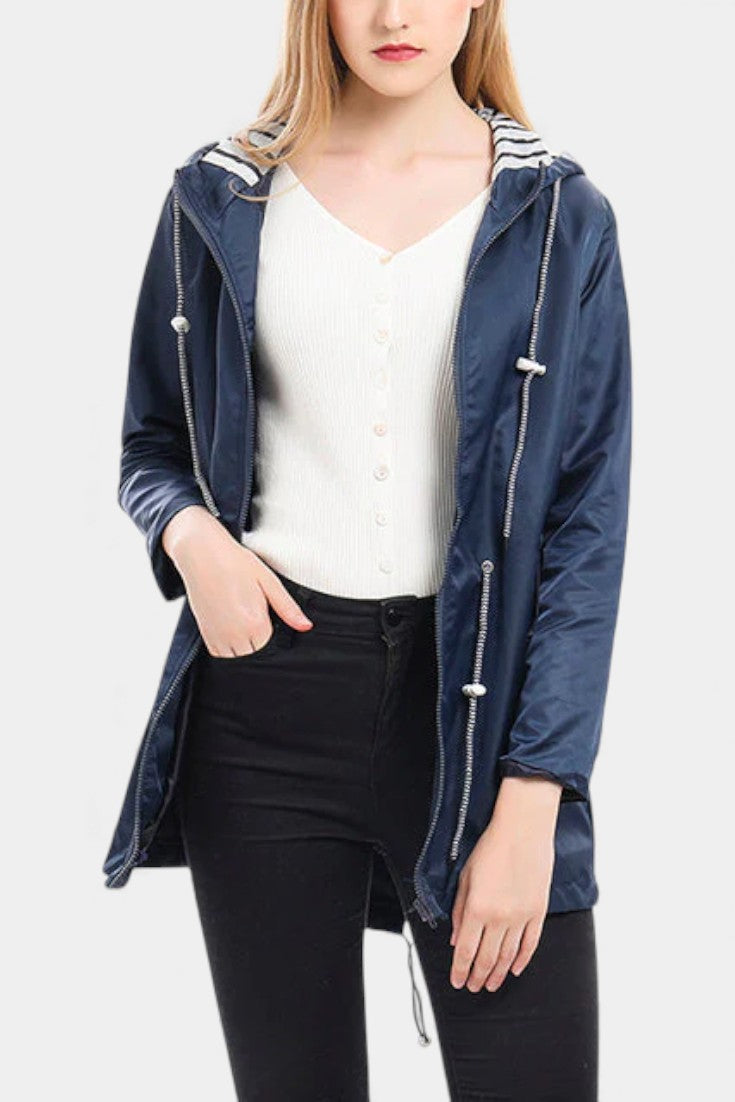 Aria Waterproof Jacket with Adjustable Hood