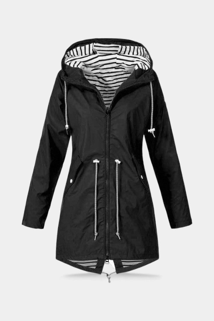 Aria Waterproof Jacket with Adjustable Hood